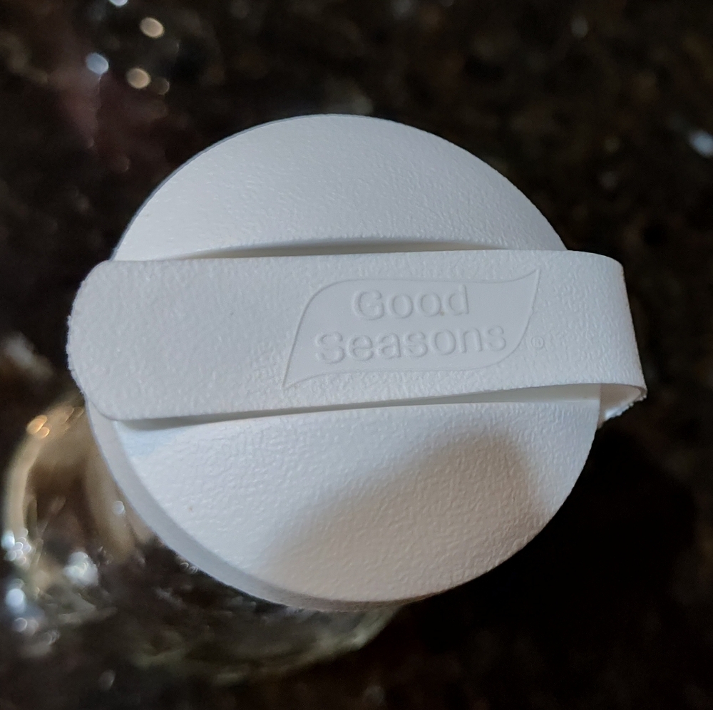 GOOD SEASONS CRUET GLASS SALAD DRESSING SHAKER BOTTLE W/ POUR LID - Picture 5 of 7